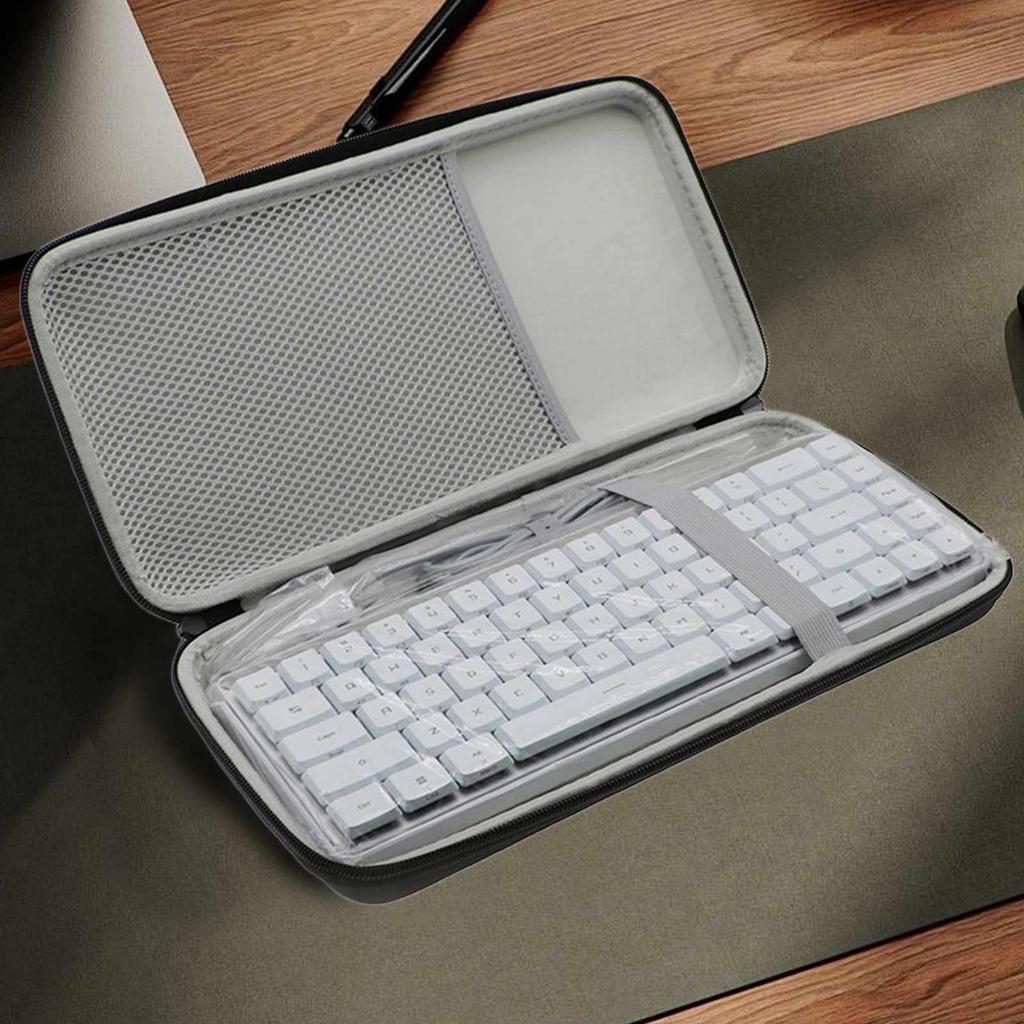 Schutzhülle für Magician RX LP Mechanische Tastaturen, Aufbewahrungstasche mit Reißverschluss, stoßfester Tastatur-Organizer