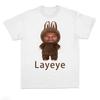 Kanye West Layeye T-Shirt Harajuku Stil Herren Damen T-Shirt Bedruckt Kurzarm Locker Unisex T-Shirt Top