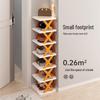 Compact Removable Shoe Rack - Space-Saving Indoor Storage Cabinet for Dorms and Doorways