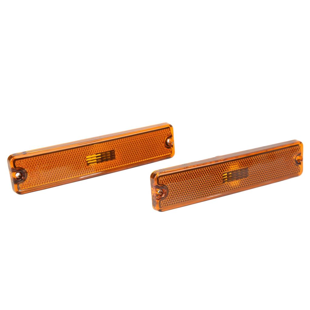 Pair Car Side Marker Light Shade 56001424 Strong Light Transmission Replacement for Jeep Wrangler