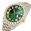 Date Display Quartz Wristwatch Waterproof Men  Watch Fashion Iced Out Watch  Jewelry Watch