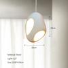 LED Art Wabi-sabi Style Creative Restaurant Pendant Light Post Modern Lustre Bedroom Dining Room Home Decor Bedside Hanging Lamp