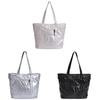 Simple Large Capacity Letter Embroidered Tote Bag For Women Summer Casual Daily Use