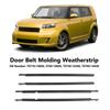 Cureaua de turnare pentru ușă, benzi de protecție, potrivire perfectă, etanșare la praf 75710‑12820, cauciuc, rezistent la uzură, instalare ușoară pentru XB 2008 - 2015