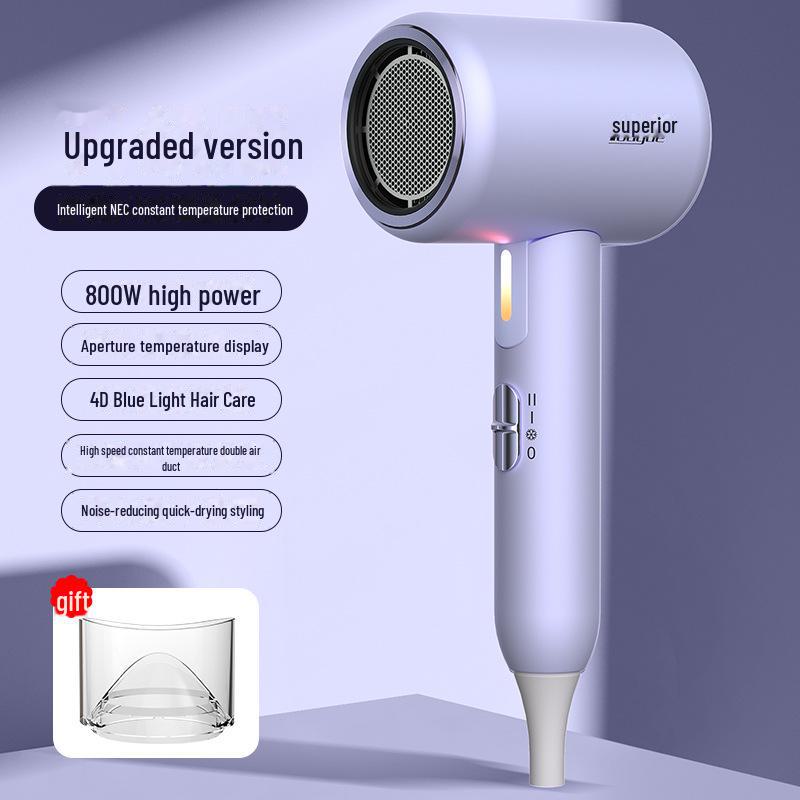 Portable Foldable Negative Ion Hair Dryer, Gentle On Hair, Constant Temperature, High Power, Suitable for Dormitories.
