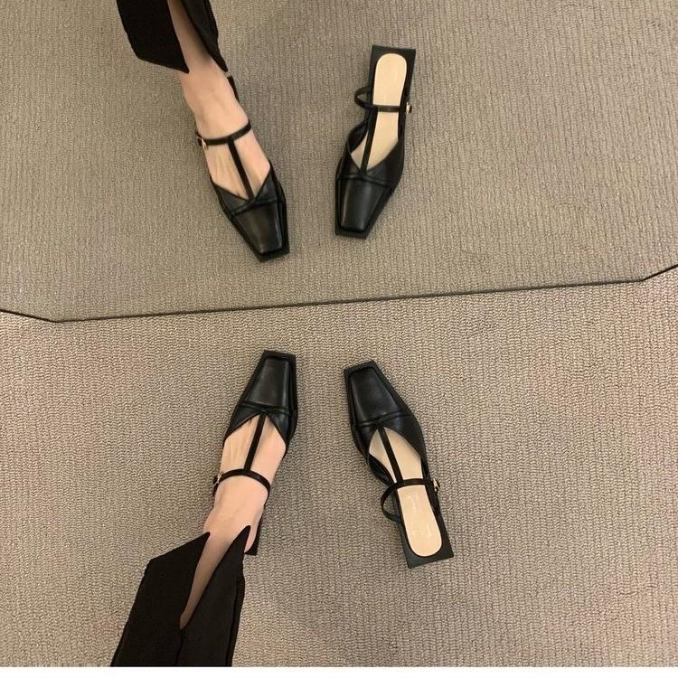Fashion New Fashion Designer Summer Women Mules Slipper Fashion Shallow Square Toe Zebra Slides Casual Outdoor Office Lady Slippers