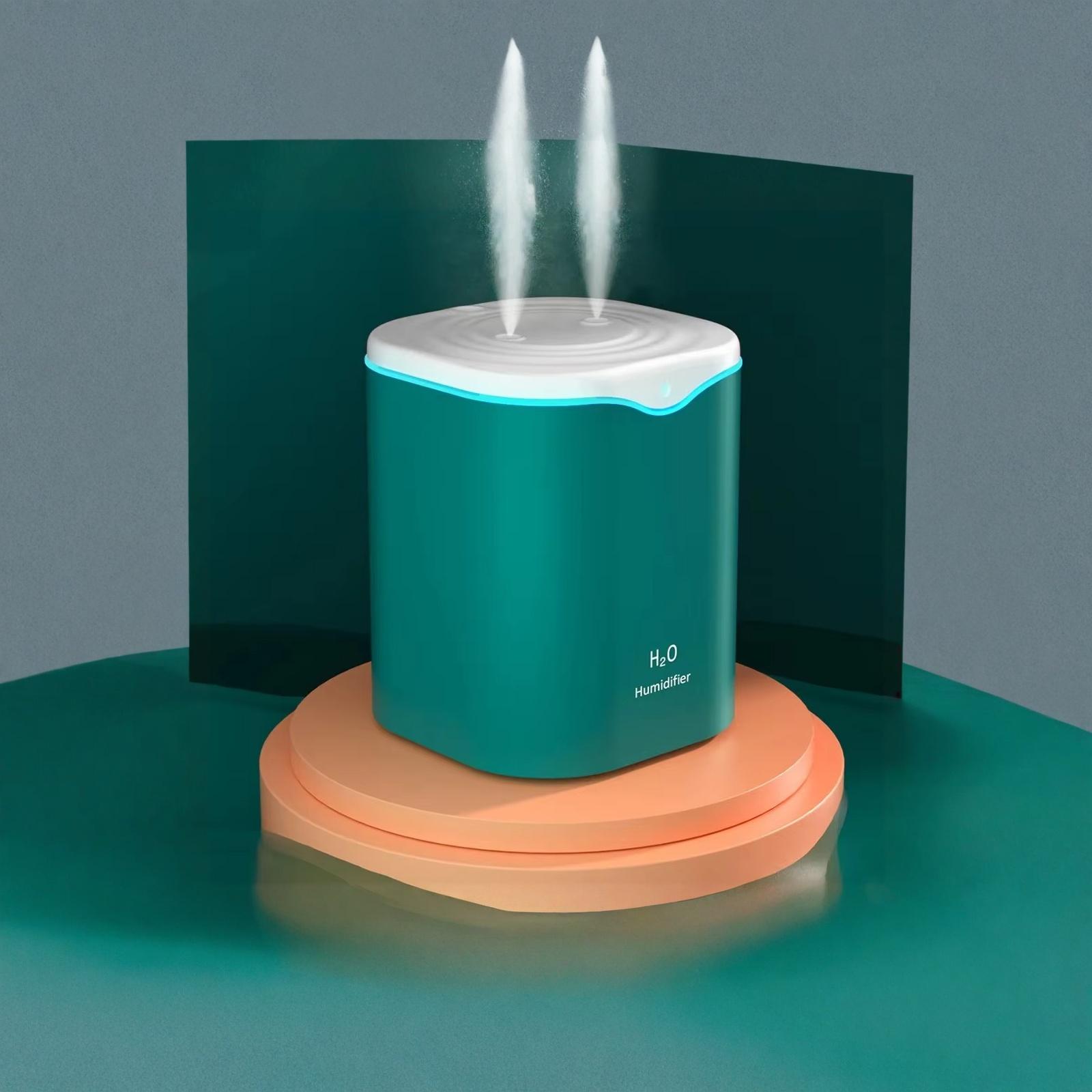 2.2L Mist USB Humidifier Large Capacity Desktop Humidifier зелёный