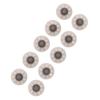 10pcs Hearing Device Domes Sound Amplifier Small Open Black Ear Tips Accessories for Phonak 6mm