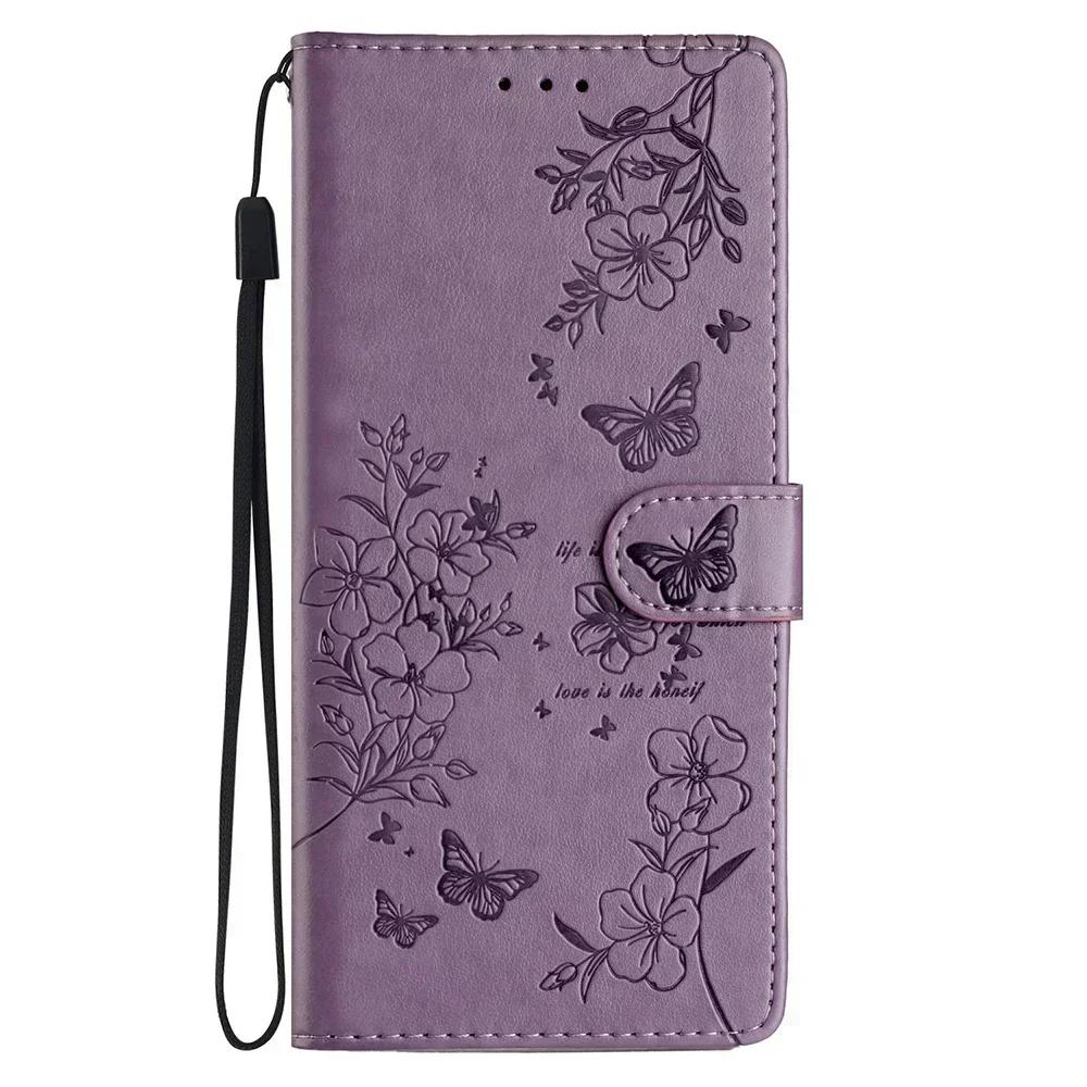 Elegant Leather Wallet Case For Samsung Galaxy S26 Pro S25 Edge S24 S23 FE S22 Plus Ultra Card Storage Holder Flip Phone Cover
