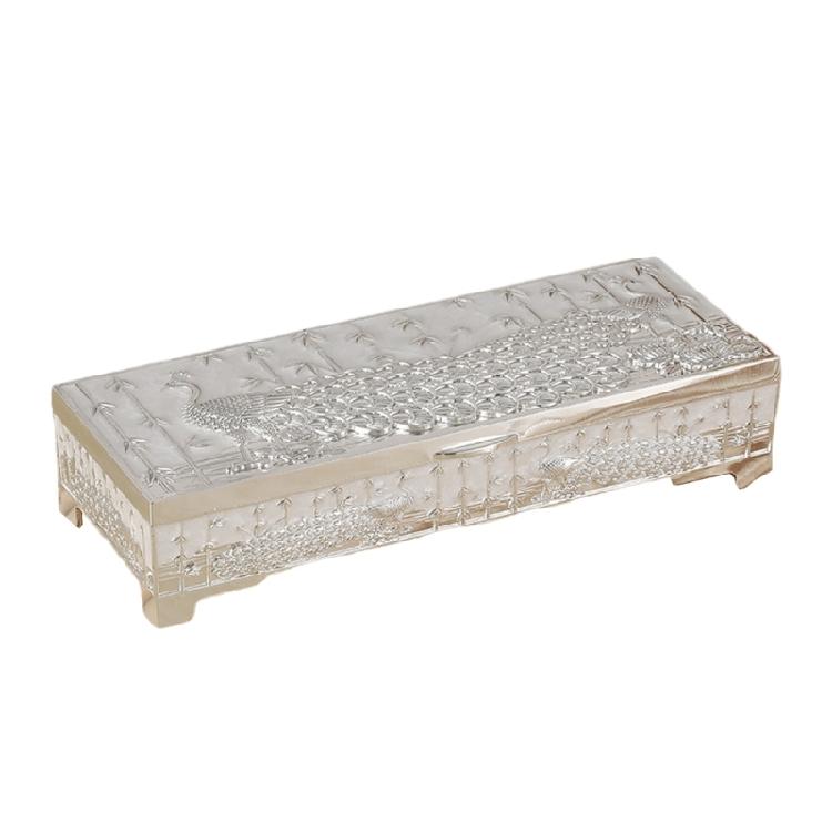 

Jewelry Box With Sections Zinc Alloy Craftsmanship Vintage Inspired Storage For Necklaces Earrings