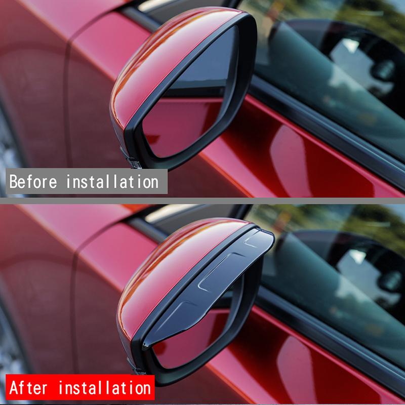 

Rearview mirror rain eyebrow sticker For Mazda AXELA CX-30 Rearview mirror protector modified parts