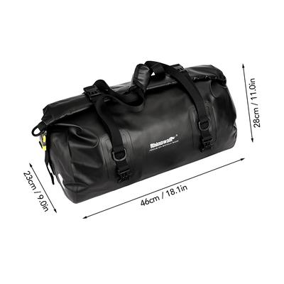 Borsa Duffel Impermeabile 20L Multifunzionale Borsa da Sella Posteriore per Ciclo Bicicletta Portapacchi Borsa da Bici Campeggio all'Aperto