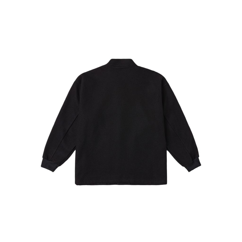 Vans Tdc Fw24 Designer Series Solid Color Fashion Single-Breasted Long Sleeve Jacket Unisex Jacket Black VN000K7XBLK