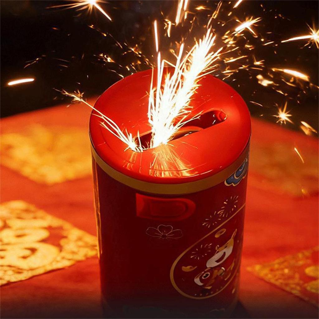 New Year Sparkler Toy - Rechargeable LED Firework Toy With Remote Control, Safe Festival Decor For Kids & Home