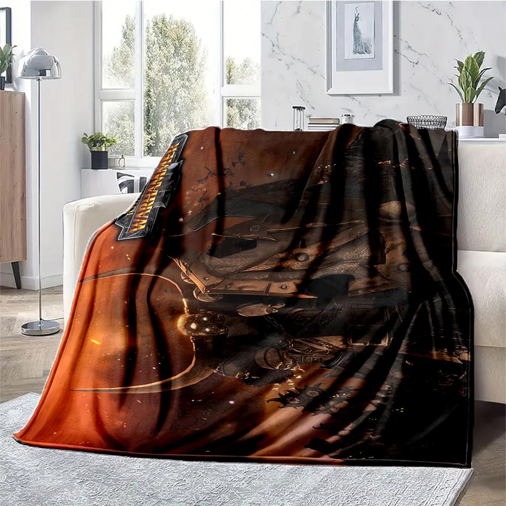Total War Theme Printed Blanket - Perfect for Couch, Bed, Travel & Outdoor Use | Machine Washable, Cozy & Durable.