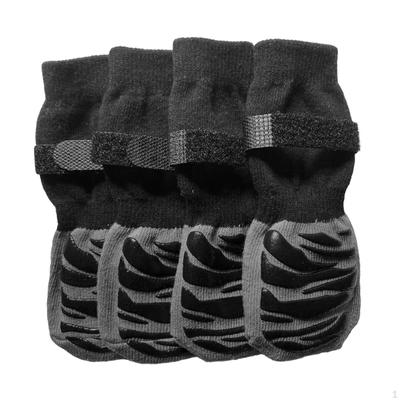 4 Pieces Nonslip Sock Cover, Dog Shoes Paw Protect Traction Control Socks for Small