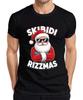 Skibidi Rizzmas Santa Claus Sunglasses Funny Meme Gift Mens T-Shirt-