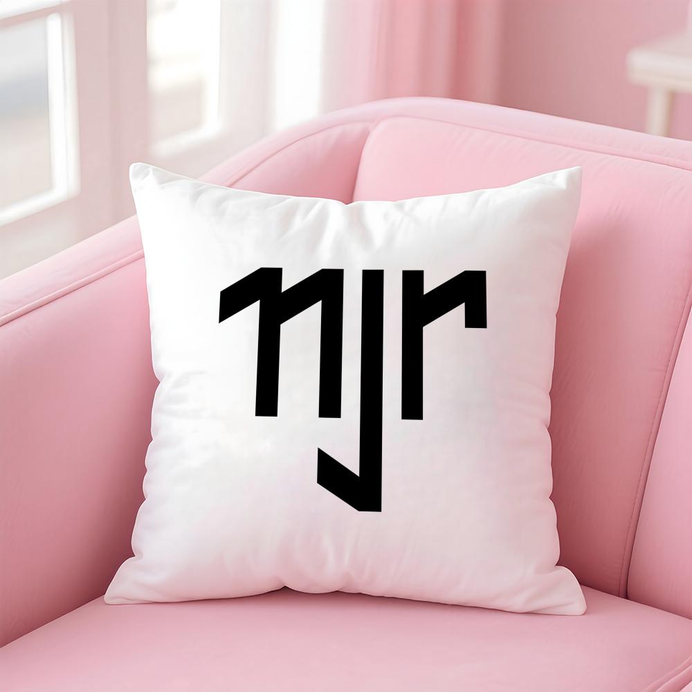 NJR NNNeymar Cushion Cover Pillowcase Short Plush Invisible zipper Room Sofa Cushion Cover
