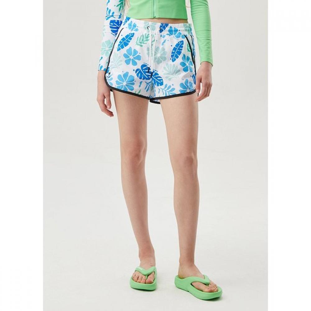 Le Coq Sportif Women S Built In Board Short 70  Off Wht   qp222Shp51 WHT white/70 S