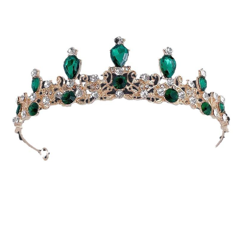Baroque rétro bandeau couronne de mariée couronne de cheveux style ancien dames bandeau haut de gamme couronne accessoires pour cheveux