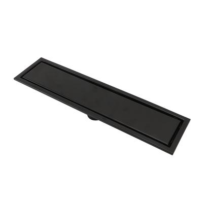 Linear Floor Drain 304 Stainless Steel Invisible Odor Blocking Large Drainage Capacity Rectangle Shower Drain for Bathroom