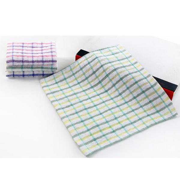 Buy Cotton Yarn Lintfree Plaid Kitchen Rag Nonstick Oil Absorbing Tea