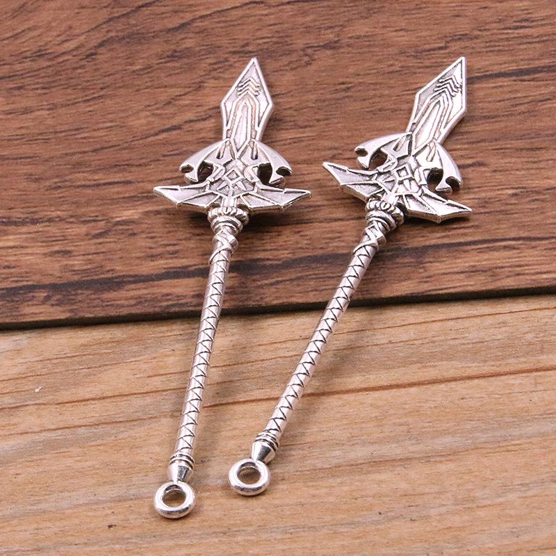 15 DIY Alloy Weapon Charms: Swords, Knives, Guns, Bows & More