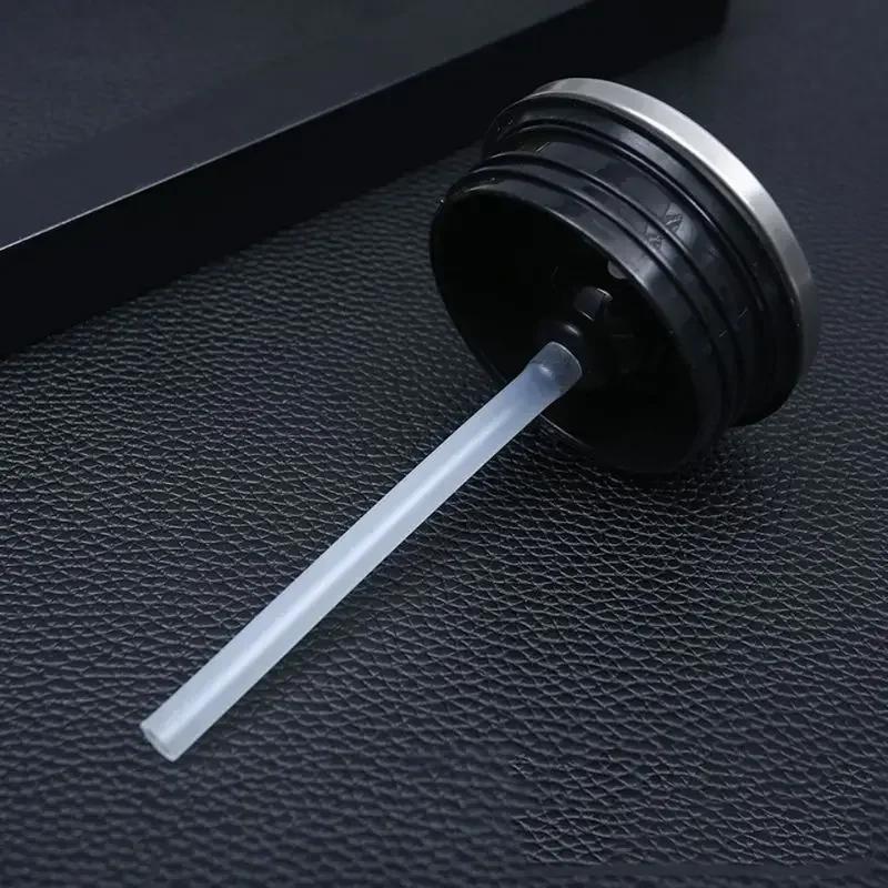 Acciaio Inossidabile Thermos Cola Lattina Tazza Acqua Viaggio Auto Borracce Termiche Tazza Bevande Doppio Strato Tazza con Cannuccia Lattine Soda Tazze Termiche