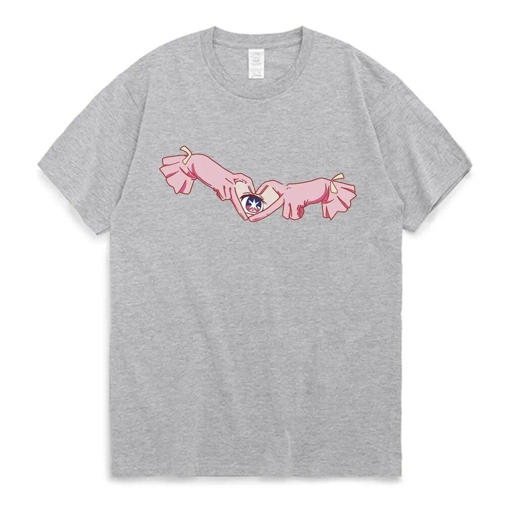 2023 nowy Oshi No Ko Anime Ai Hoshino Kawaii T koszula kobiety i unisex japońska koszulka unisex z motywem kreskówkowym z krótkim rękawem letnie koszulki bawełniane