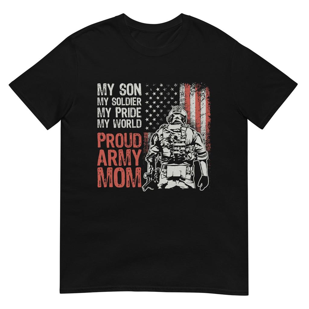 My Son My Soldier Hero Proud Army Mom Us Military Mother TShirt