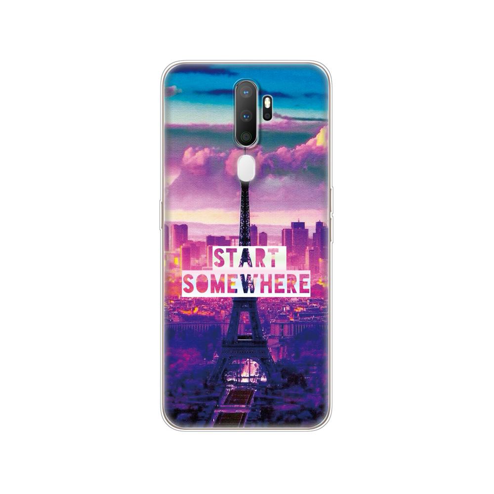 Pouzdro Pro Oppo A9 A5 2020 Pouzdro Měkké TPU Kryt na Zadní Stranu Telefonu Pro OPPOA9 OPPOA5 Coque Silikonové Pouzdro 6.5" Kůže nárazuvzdorná roztomilá