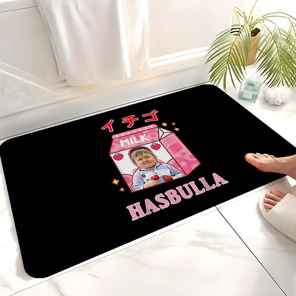 Funny Hasbulla Floor Mat Retro Multiple Choice Living Room Kitchen Rug Non-Slip Modern Home Decor