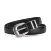 Women's leather versatile decorative horseshoe buckle, thin with jeans cowhide belt, women's trend
