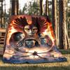 1pc Avatar Outdoor Personalized Flannel Blanket, Soft, Lightweight Personalized Flannel Blanket, Digital Printing,