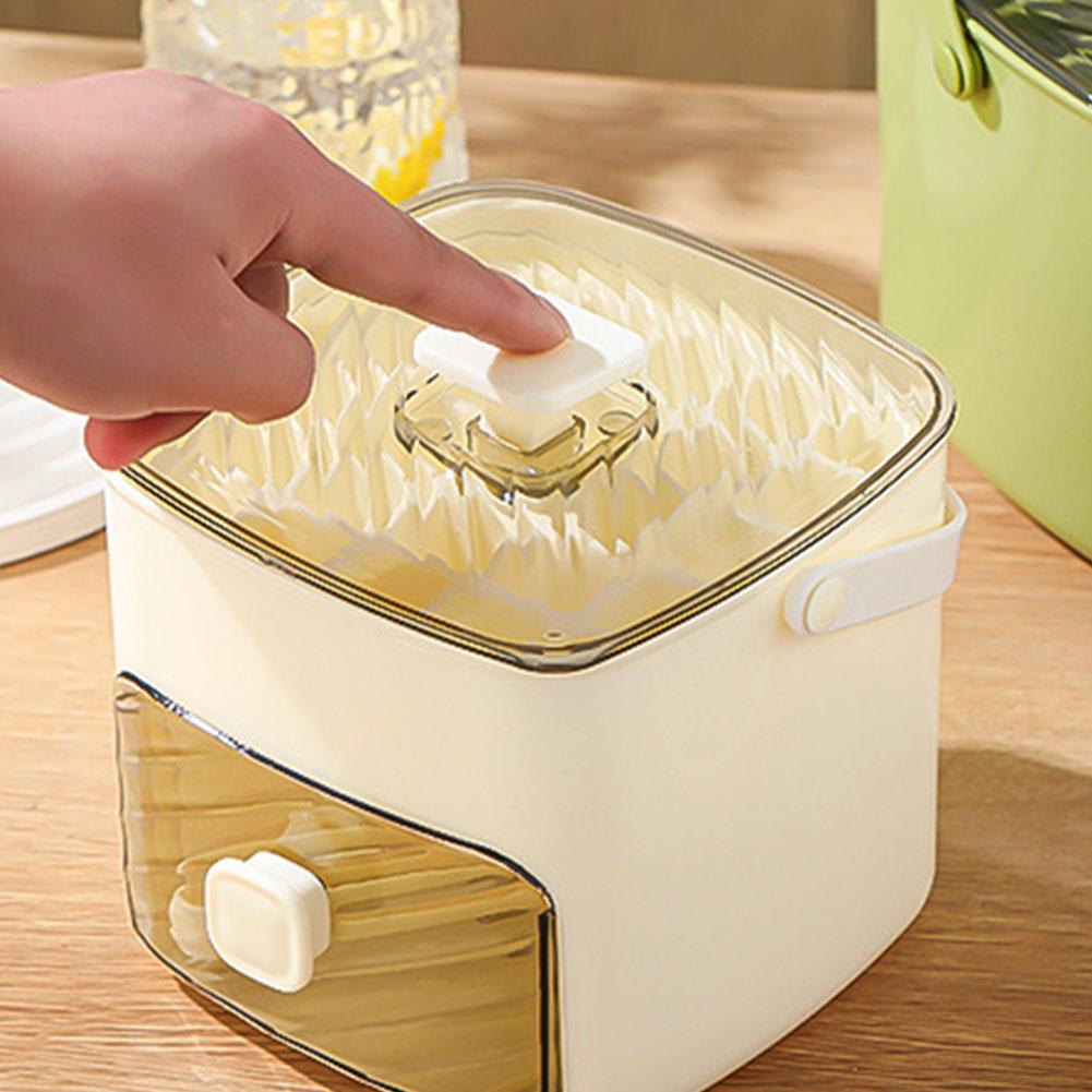 Ice Cubes Tray with Lid and Bin Ice Mold Ice Maker for Drinks Whiskey Beer Cocktail Coffee