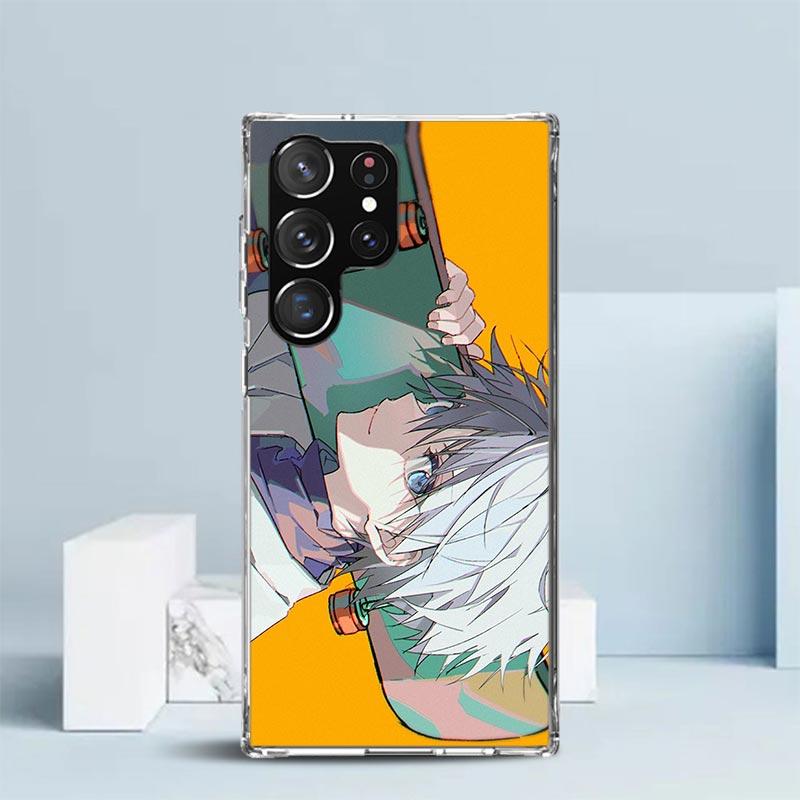 Huner X-Hunters Cute Soft Cover for Samsung Galaxy S25 Edge S26 S24 S23 Ultra Phone Case S22 S21 Plus S20 FE Print Pattern Shell