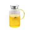 Qianxing Large Capacity Hammered Glass Pitcher