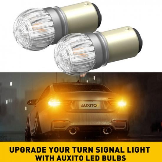 AUXITO 1157 LED Turn Signal Light Bulbs Amber Yellow Anti Hyper Flash CANBUS
