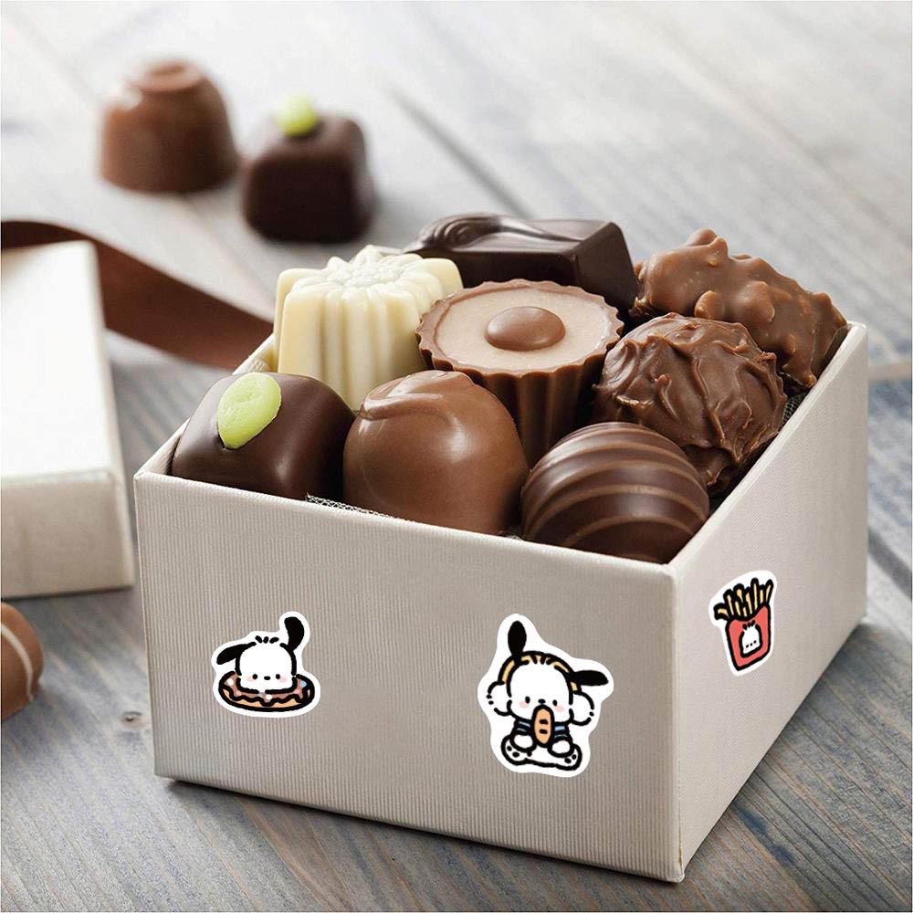 Cartoon-Ausdruck Gourmet-Stickerrolle: Süße Dekorationsaufkleber für Spielzeug & zum Versiegeln