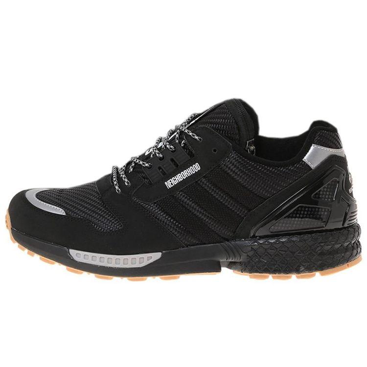 Adidas Unisex Black Undefeated X Neighborhood X Zx 8000 Gum Sneakers Q47206 Cm