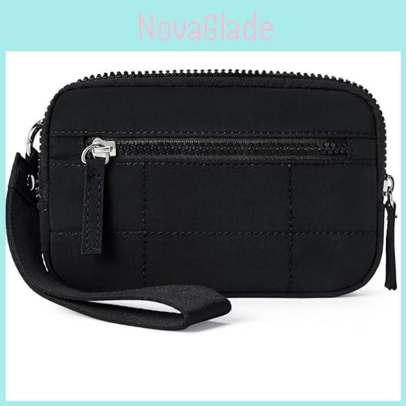 Mini Fashion Ladies Wallet With Nylon Quilted Phone Pocket For Daily Use