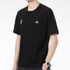 adidas Henley Sport Casual Short Sleeve Tee Men Tops Black GP1816