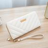 Women's Long Single-pull Wallet, New Twill Embroidered Iron Sheet, Clutch Change Bag, and a Casual Bag.