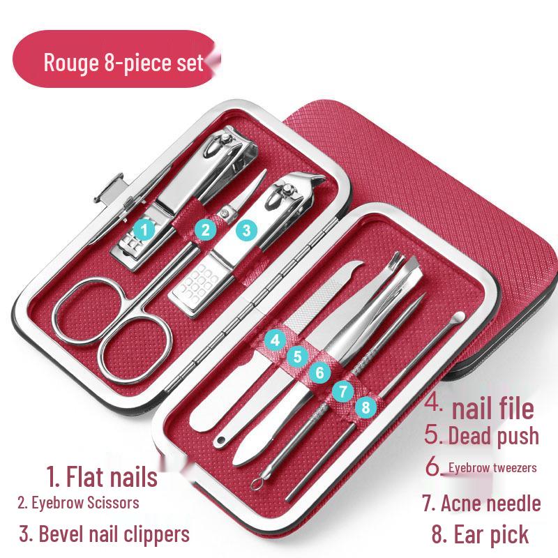 High-Quality Household Nail Clipper Set: 4-Piece Nail Clippers and Scissors
