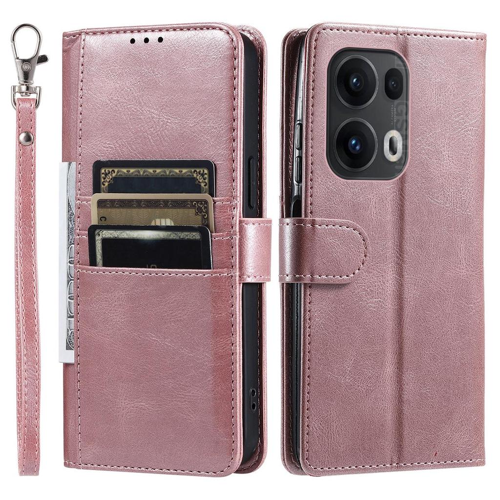 Cover for OPPO Reno13 Pro 5G Retro PU Leather Flip Wallet Phone Case Multi Card Slots