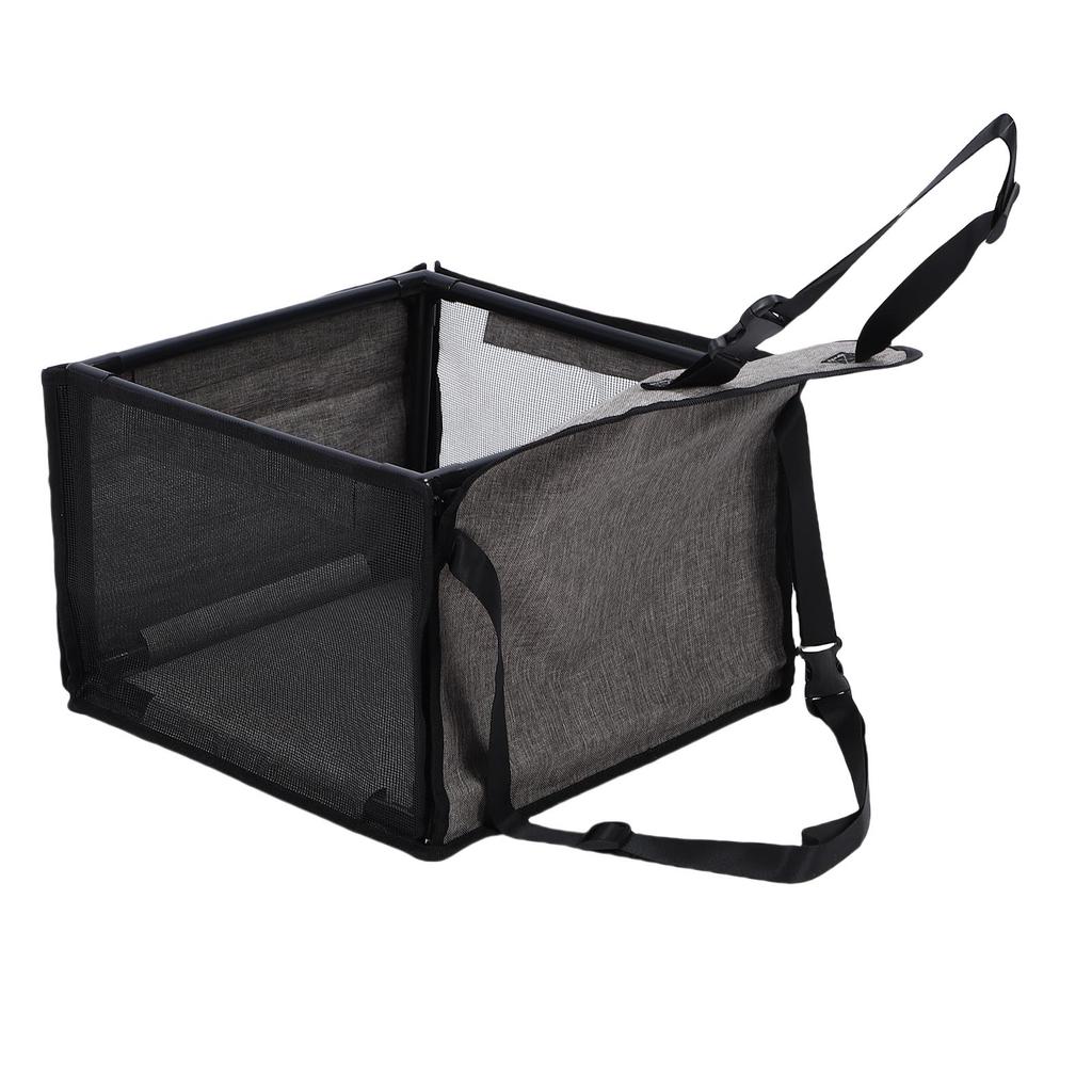 Dog Car Seat Waterproofing Folding Pet Car Seat Carrier Crate with Breathable Mesh for Travel Road Trip