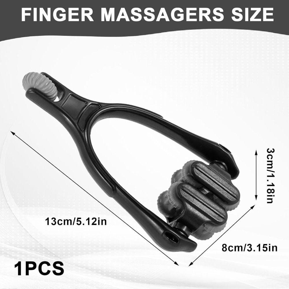 Dual Rollers Dual-Row Roller Rotatable Finger Massage Tool Creative Gift Finger Joints Massager