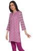 Moomaya Printed Side Slit Short Kurta Tunic For Women Summer Wear Ladies