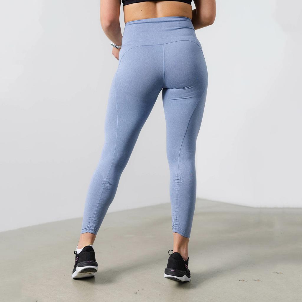 Puma Studio Foundation Solid High-Waisted Leggings Women leggings Gray Blue 521611-19