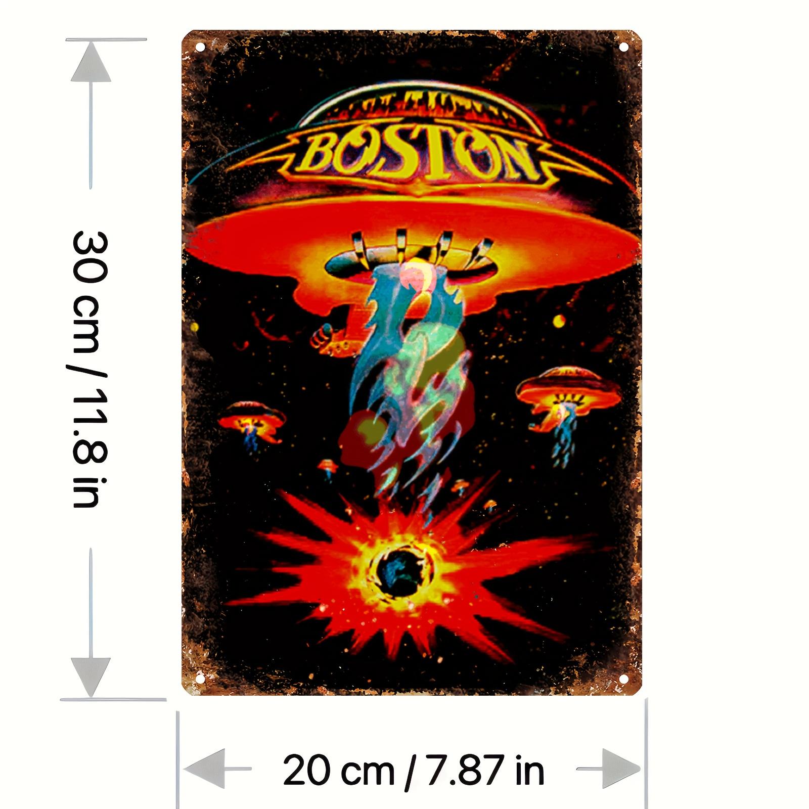 

Культовая, Рок-н-ролл Винтажная Металлическая Жестяная Табличка - 8 x12 | Забавное Искусство Рок-группы для Домашнего и Барного Декора, Прочный Железный Настенный Подвес белый